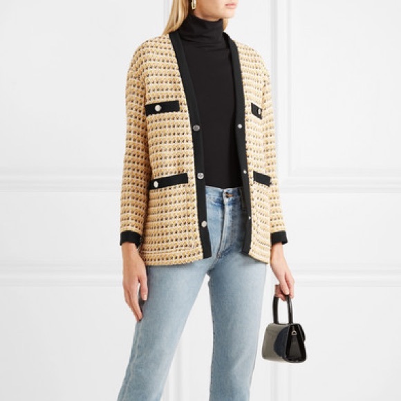 Maje Sweaters - Maje cardigan designer tweed sweater